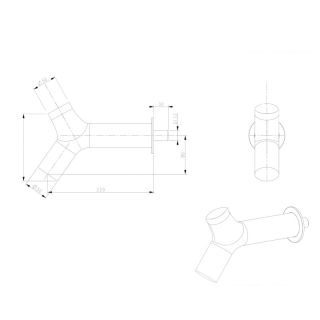 Душевая система встраиваемая Bronze de Luxe LIBERTY 5011B-P, черный